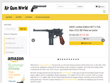 Tablet Screenshot of airgunsworld.com